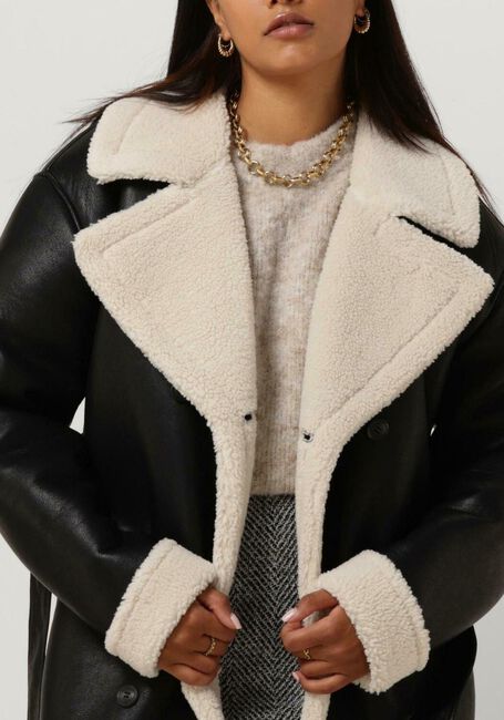 FREEBIRD Manteau en fausse fourrure WV-PU-FAKE-FUR-PES-23-2 en noir - large