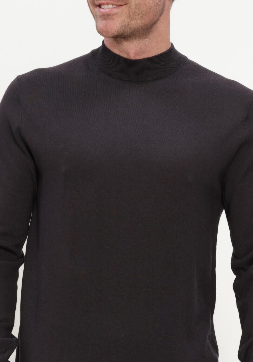 STEFANO LAURAN Pull TURTLE NECK MERINO en marron - large
