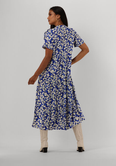 LOLLYS LAUNDRY Robe midi FREDDY DRESS en bleu - large