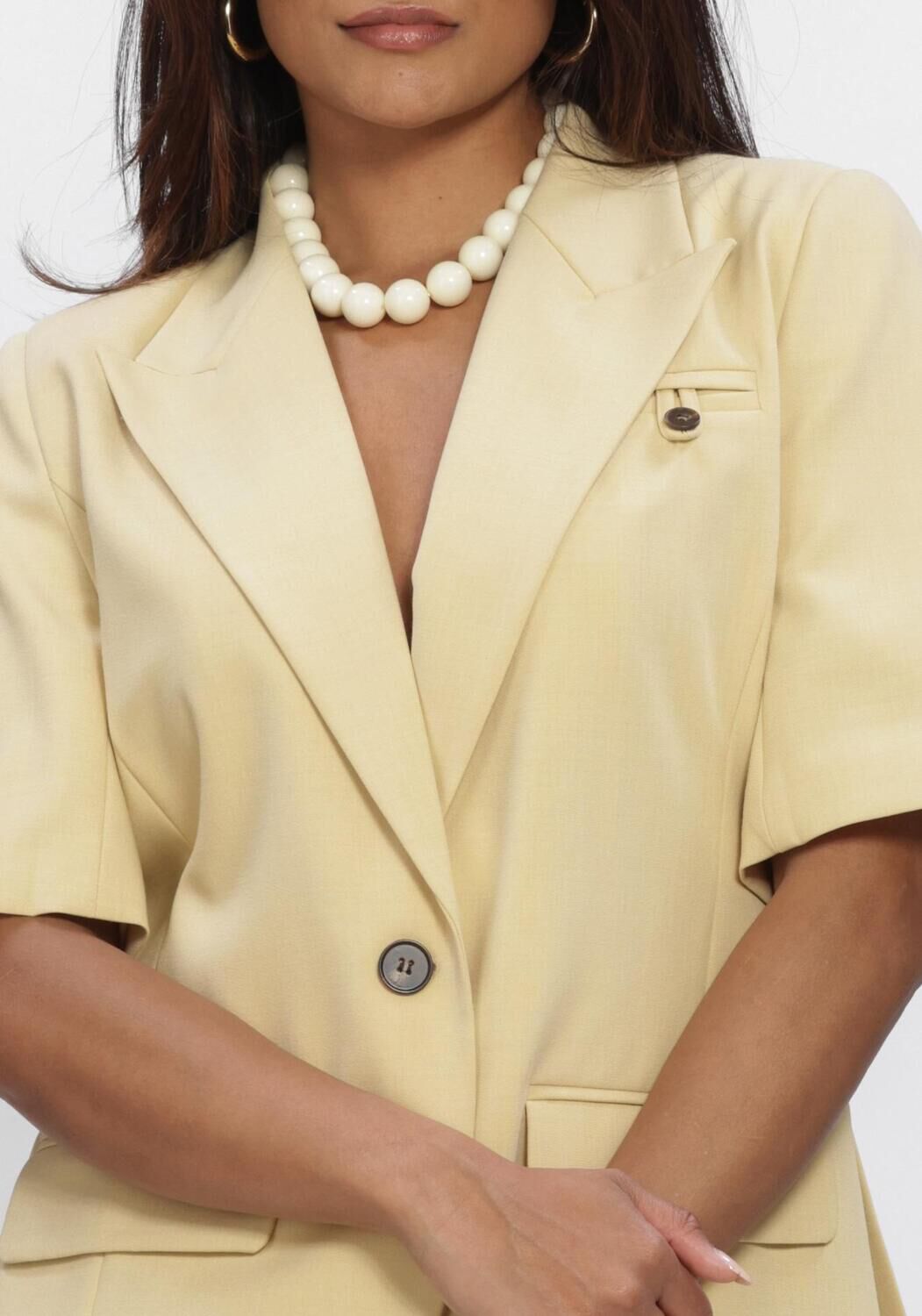 Gele CO'COUTURE Tops & T-shirts NILANCC FITTED SS BLAZER - large