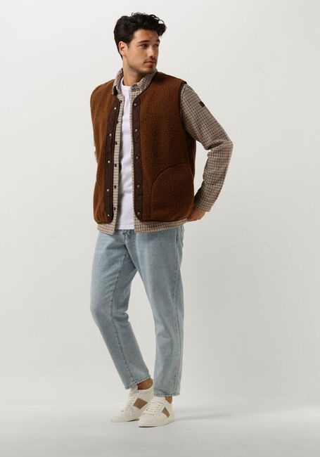 Bruine FORÉT Bodywarmer AURA SHERPA FLEECE VEST Bruine FORÉT Bodywarmer AURA SHERPA FLEECE VEST - large