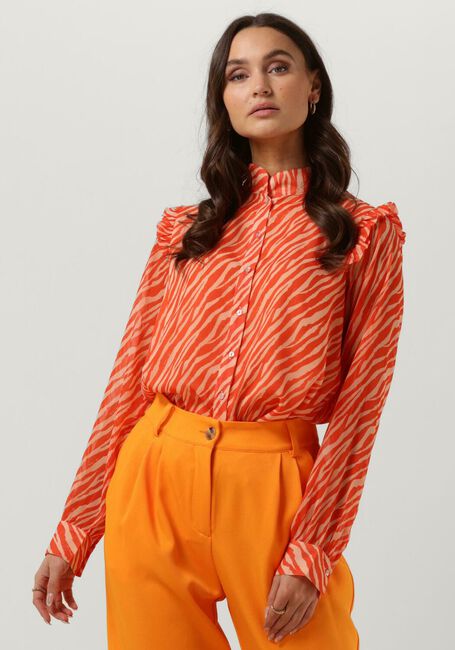 NOTES DU NORD GENNY RECYCLED SHIRT Blouses en orange - large