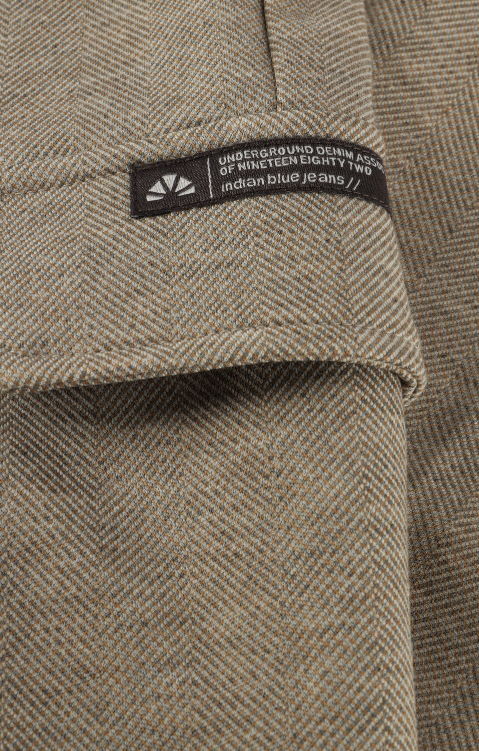 INDIAN BLUE JEANS Pantalon de jogging CARGO PANTS CHECK Sable - large