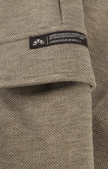 INDIAN BLUE JEANS Pantalon de jogging CARGO PANTS CHECK Sable - large