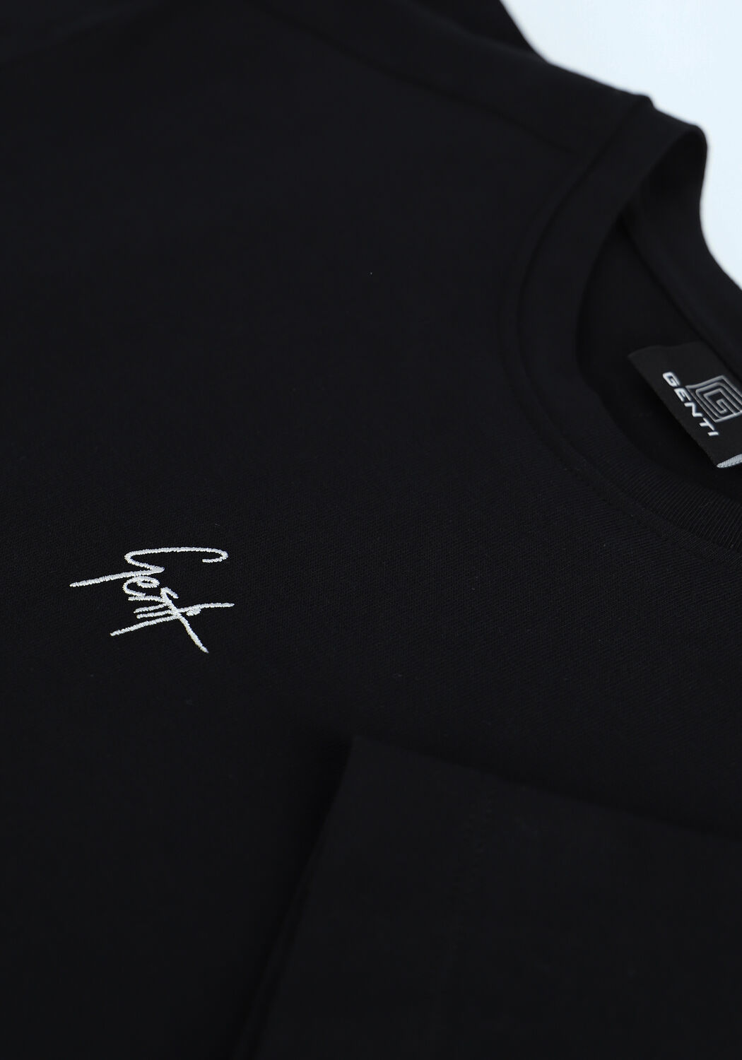 Zwarte GENTI T-shirt J4046-3236 - large