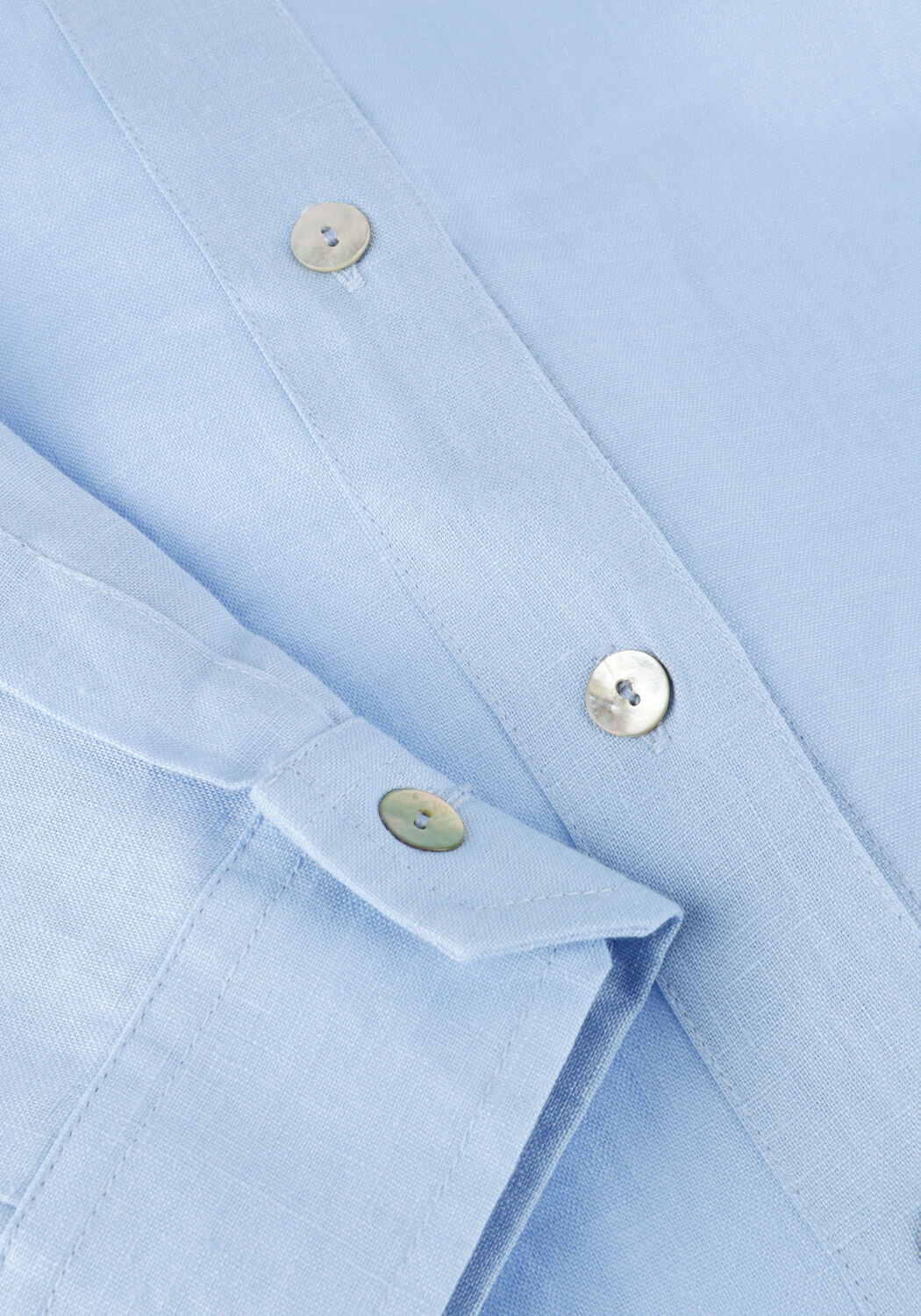 RESORT FINEST Robe maxi SHIRT DRESS Bleu clair - large