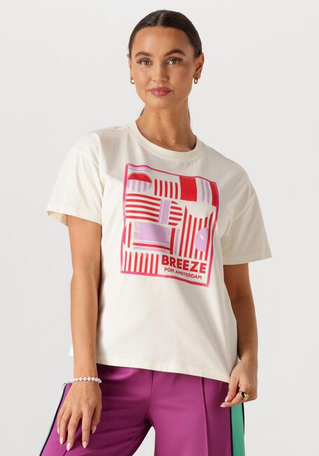 Witte POM AMSTERDAM Tops & T-shirts TSHIRT BREEZE - large