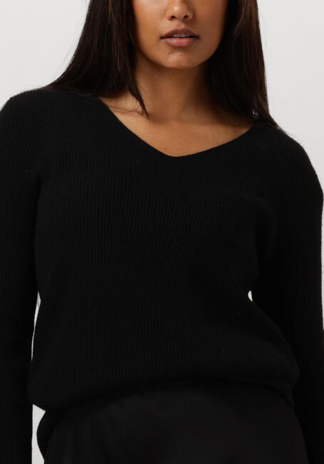 RESORT FINEST Pull V-NECK RIB KNIT en noir - large