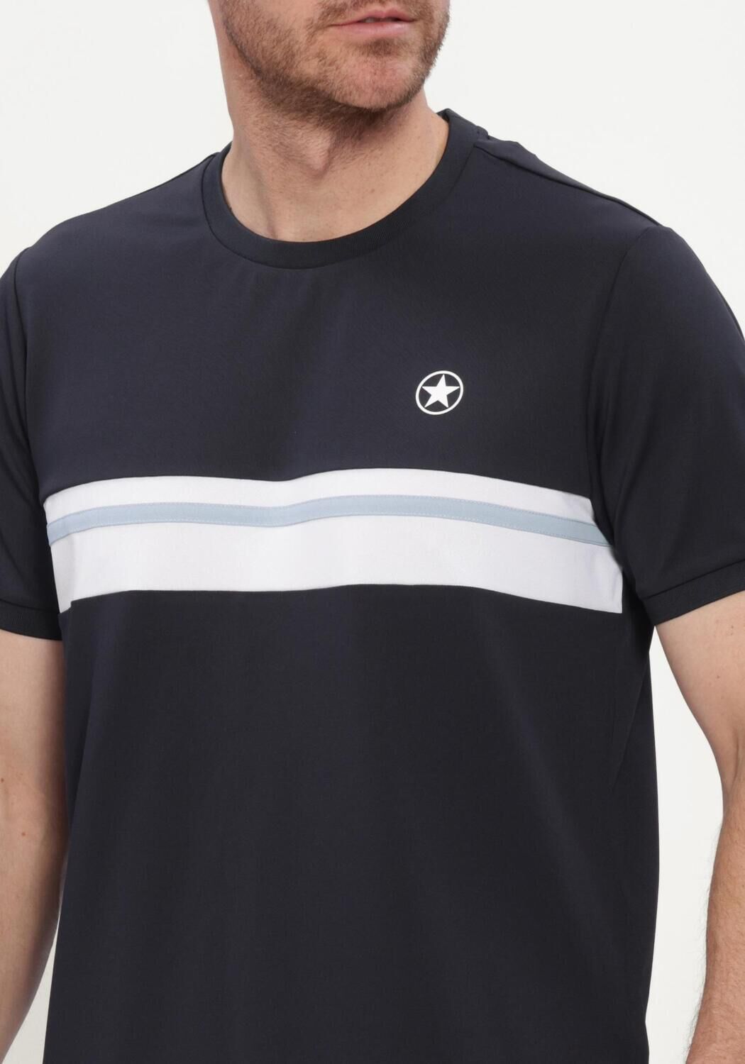 Donkerblauwe AIRFORCE T-shirt NOVA STIPE T-SHIRT - large