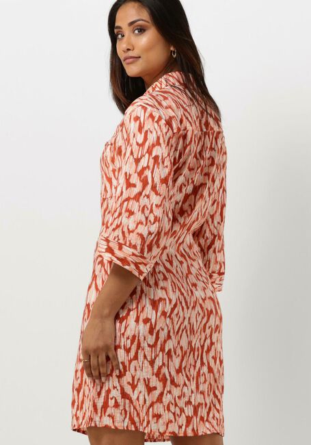MSCH COPENHAGEN Mini robe MSCHORLENA LADONNA 3/4 SHIRT DRESS AOP en orange - large