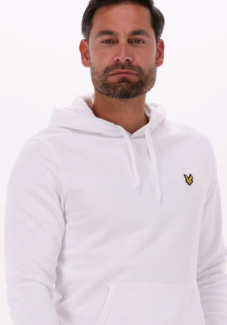 LYLE & SCOTT PULLOVER HOODIE Pulls & Gilets en blanc - large
