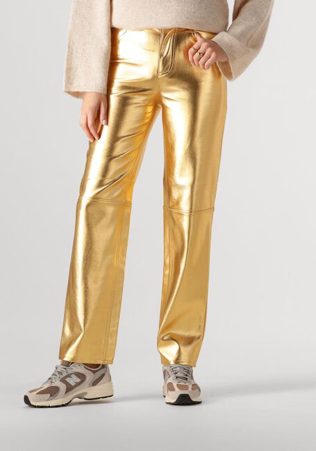 EDITED Pantalon large OONA TROUSERS en or - large