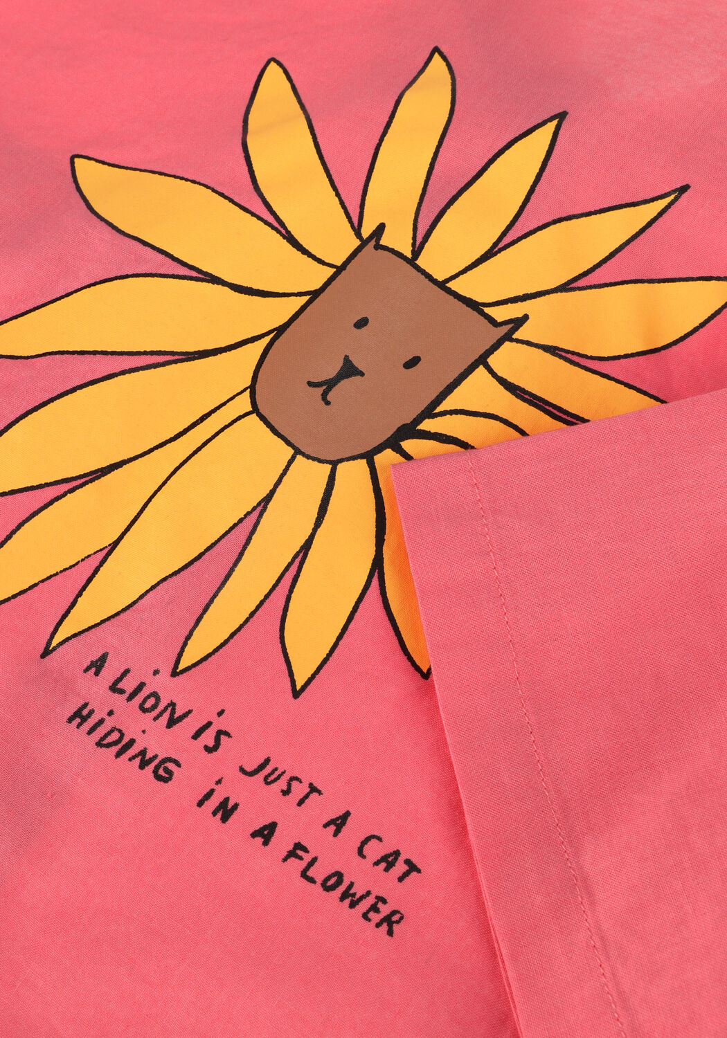 Roze Jelly Mallow  LION CROPPED SHIRT - large