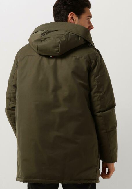 TOMMY HILFIGER Parkas ROCKIE NON FUR DOWN PARKA Vert foncé - large