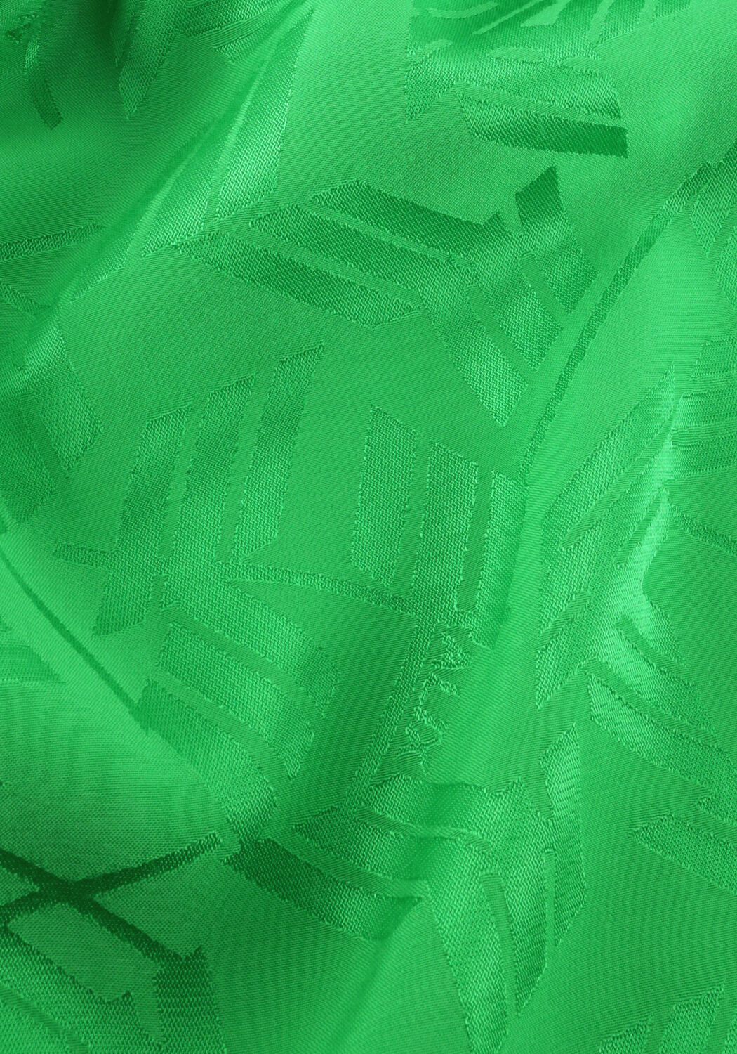 ALIX THE LABEL Mini robe LADIES WOVEN JACQUARD BLOUSE DRESS en vert - large