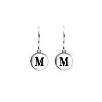 ATLITW STUDIO Sieraad CHARACTER EARRINGS LETTER SILV  ATLITW STUDIO Sieraad CHARACTER EARRINGS LETTER SILV - medium