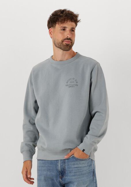 Blauwe BUTCHER OF BLUE Sweater ARMY FRAT CREW - large