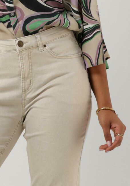 SUMMUM Slim fit jeans SLIM PANT SHIMMER STRETCH TWILL en beige - large