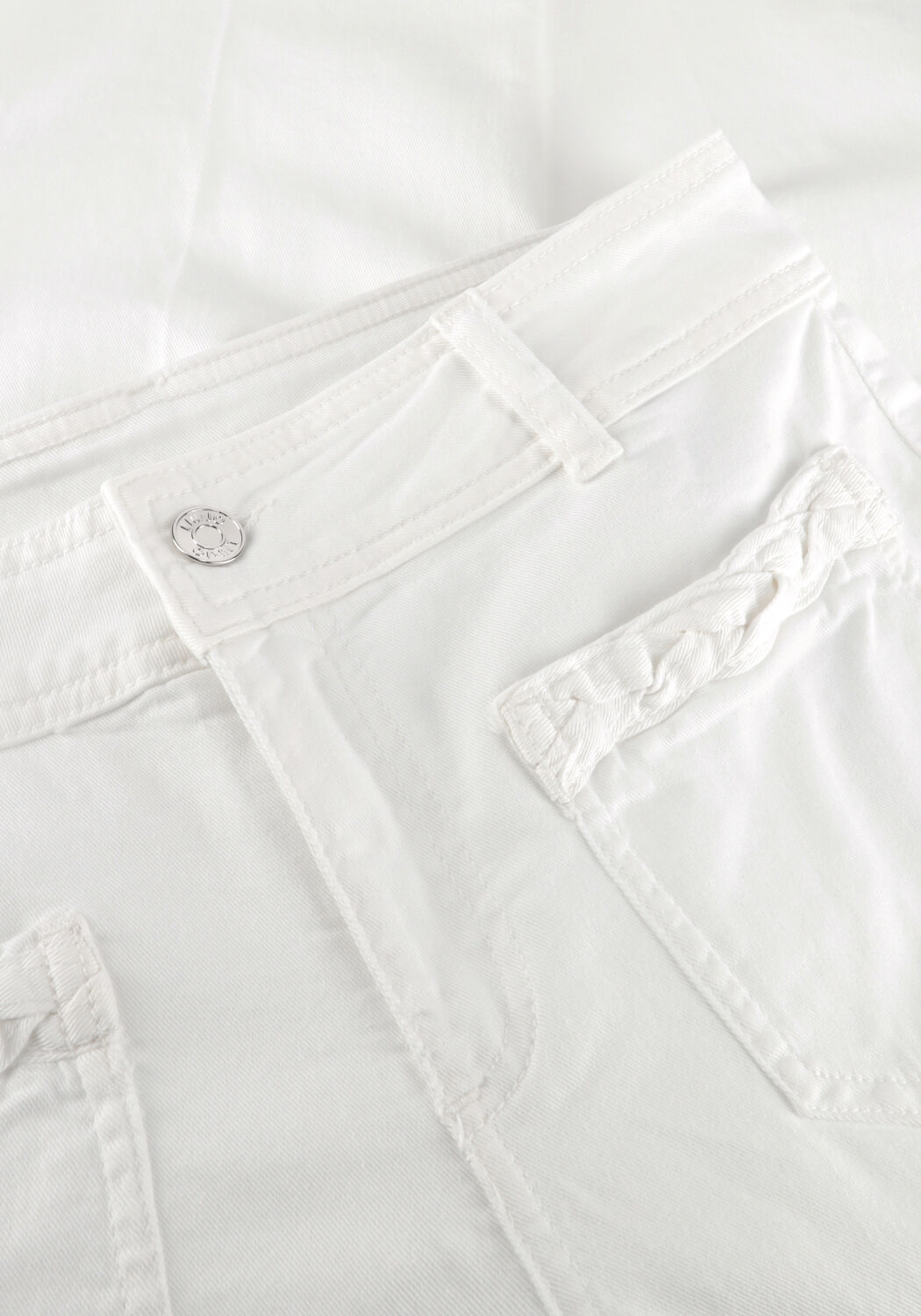 Witte LIU JO Flared jeans PANT.ZAMPETTA BRAID H.W. - large