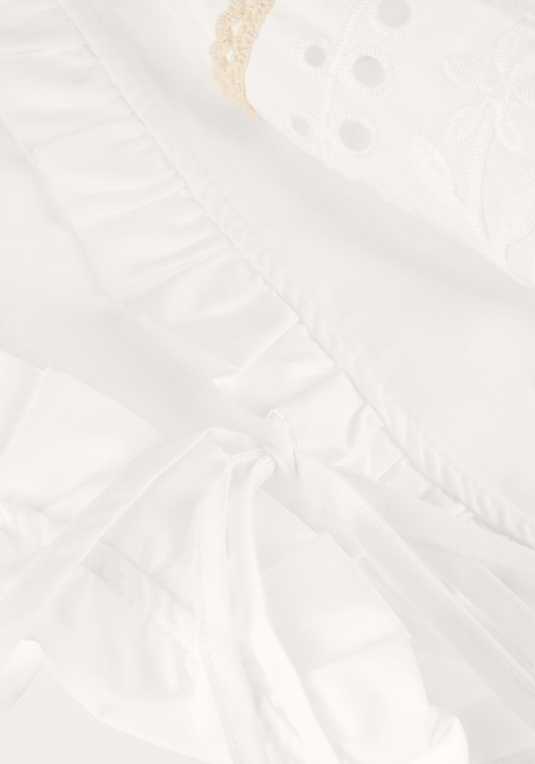 Witte OBJECT  OBJBRODERA S/S TOP - large