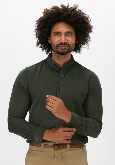 DSTREZZED Chemise décontracté SHIRT BUTTON DOWN BABYCORD Vert foncé - large