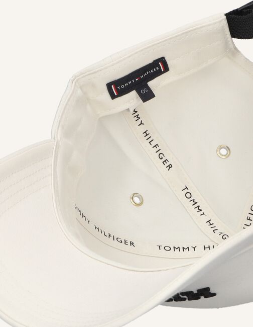 Witte TOMMY HILFIGER Pet HILFIGER CAP Witte TOMMY HILFIGER Pet HILFIGER CAP - large