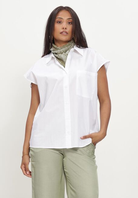 REFINED DEPARTMENT LADIES WOVEN SLEEVELESS POPLIN BLOUSE RAFFY Blouses en blanc - large
