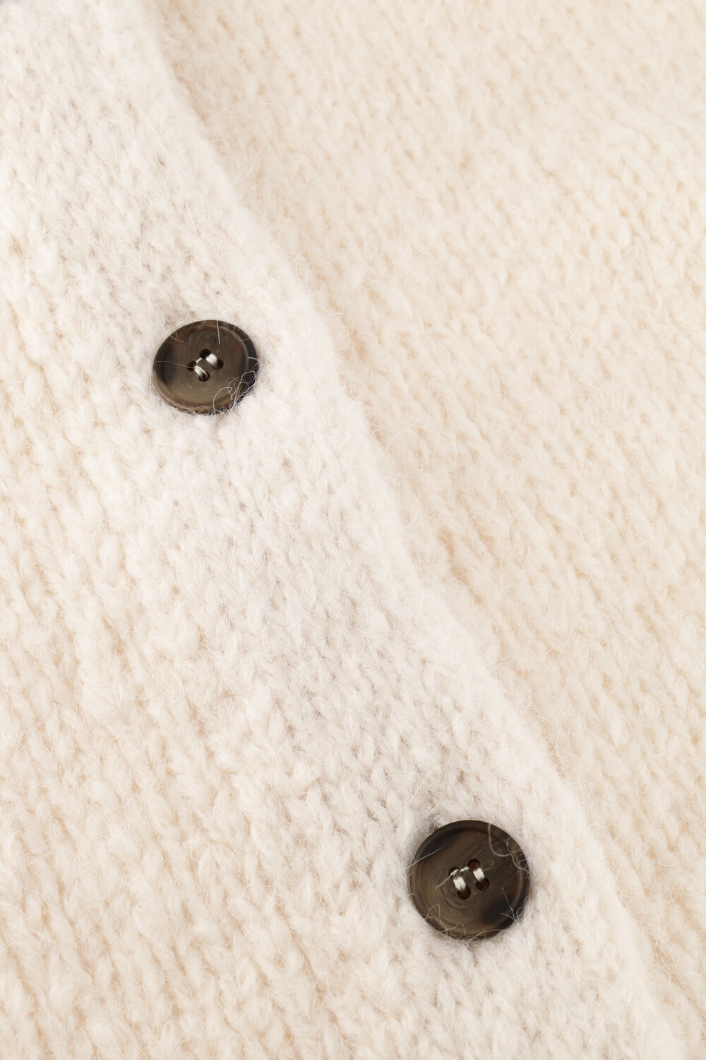 KNIT-TED Gilet BESSY Cr&egrave;me - large