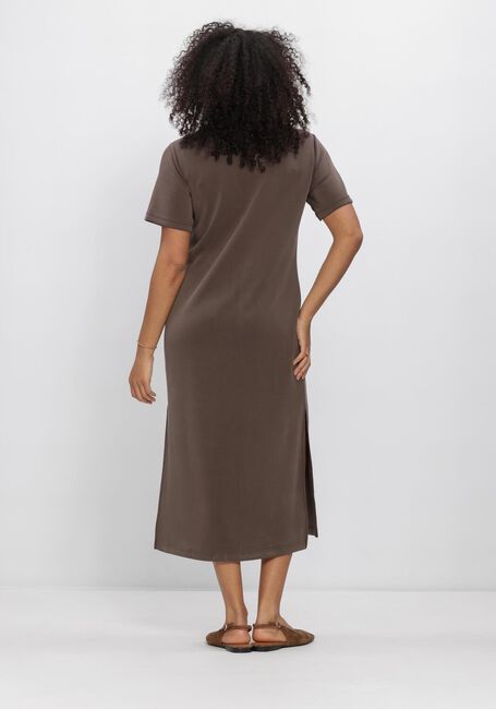 Bruine MY ESSENTIAL WARDROBE Midi jurk MWHELLE POLO LONG DRESS - large