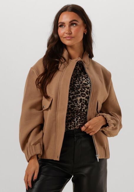 Camel SELECTED FEMME Jack SLFSELMA BOMBER JACKET - large