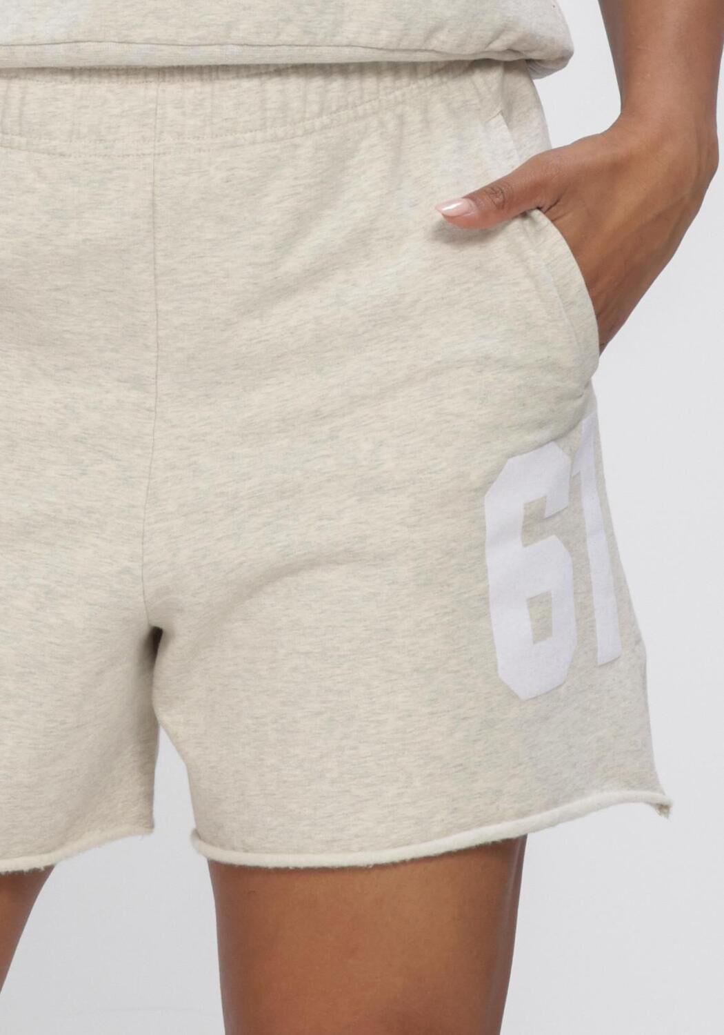 Grijze PENN & INK Korte broek SHORTS PRINT - large