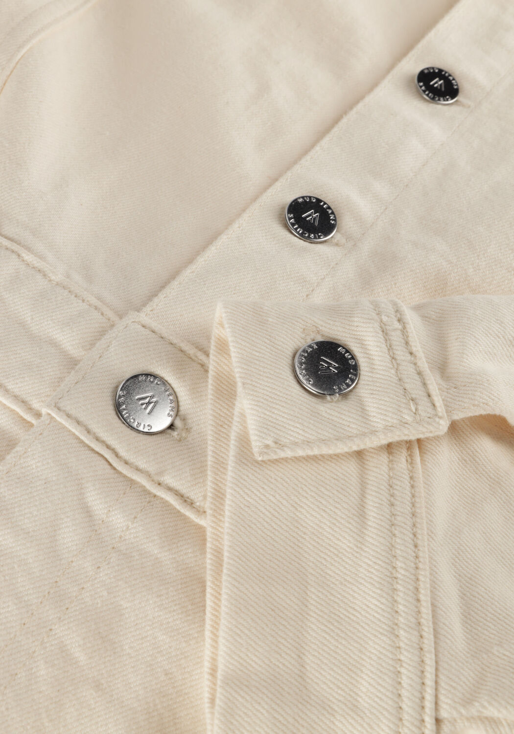 ANOTHER LABEL Combinaison LAUREN DENIM JUMPSUIT L/S Blanc - large