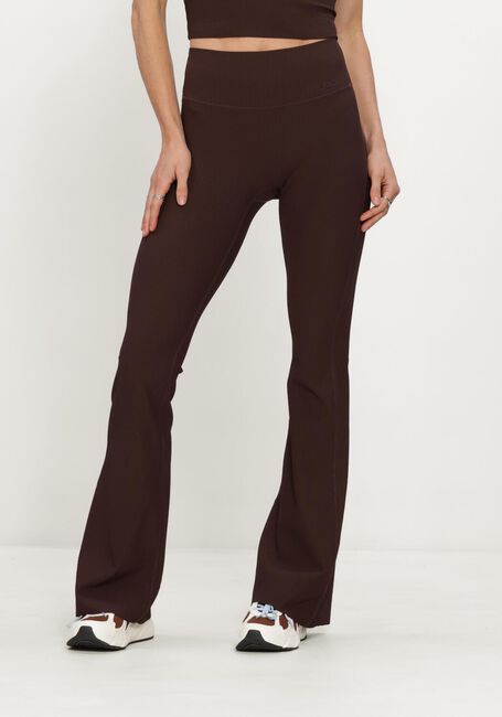BJORN BORG STUDIO RIBBED FLARE TIGHTS REGULAR Pantalons en marron - large