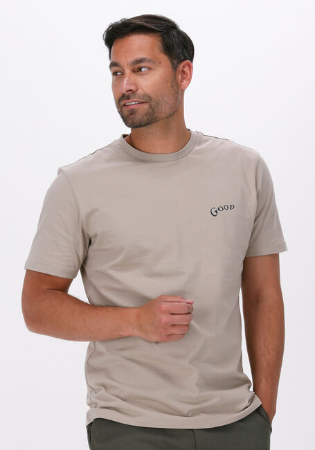 THE GOODPEOPLE T-shirt TEX en beige - large