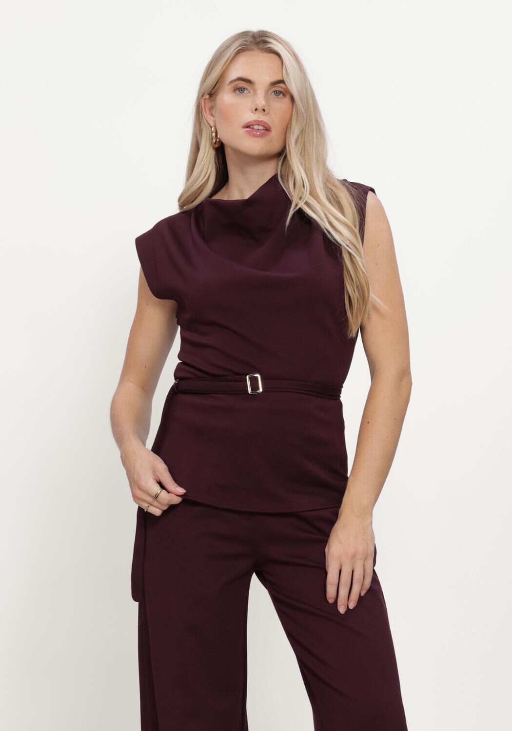 Bordeaux FREEBIRD Top TANSY - large