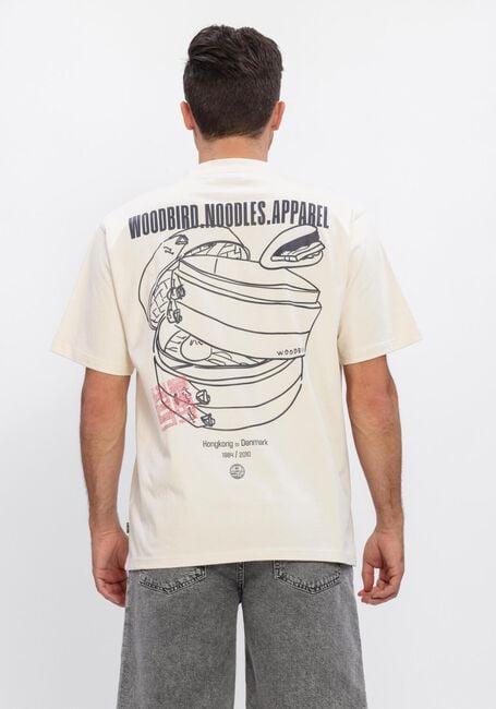 WOODBIRD T-shirt WBBAINE NOPA TEE &Eacute;cru - large