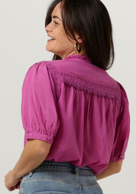 Paarse FABIENNE CHAPOT  TOOTSIE SS BLOUSE - large