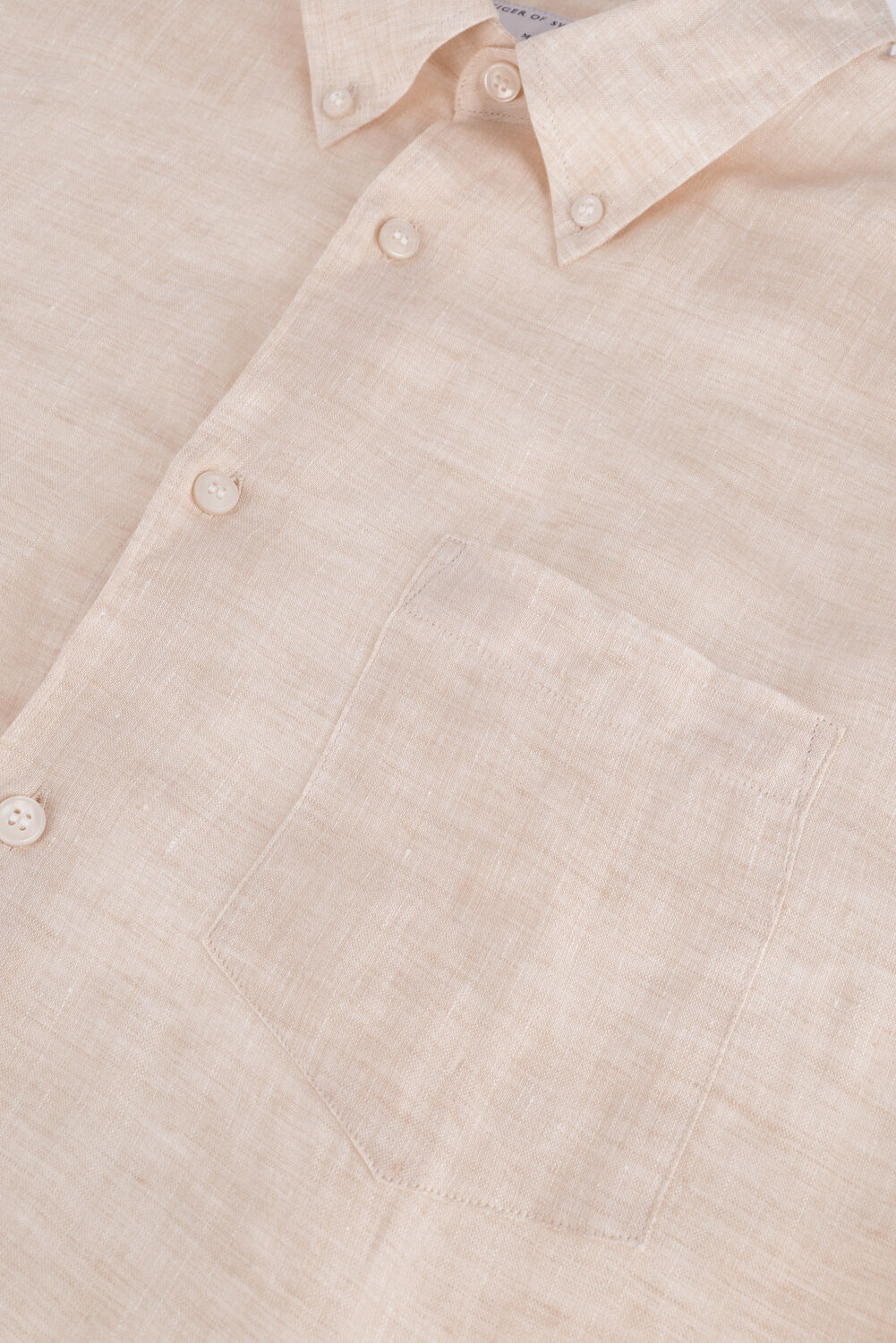 TIGER OF SWEDEN Chemise d&eacute;contract&eacute; LINNEN SANKT 2005 Cr&egrave;me - large