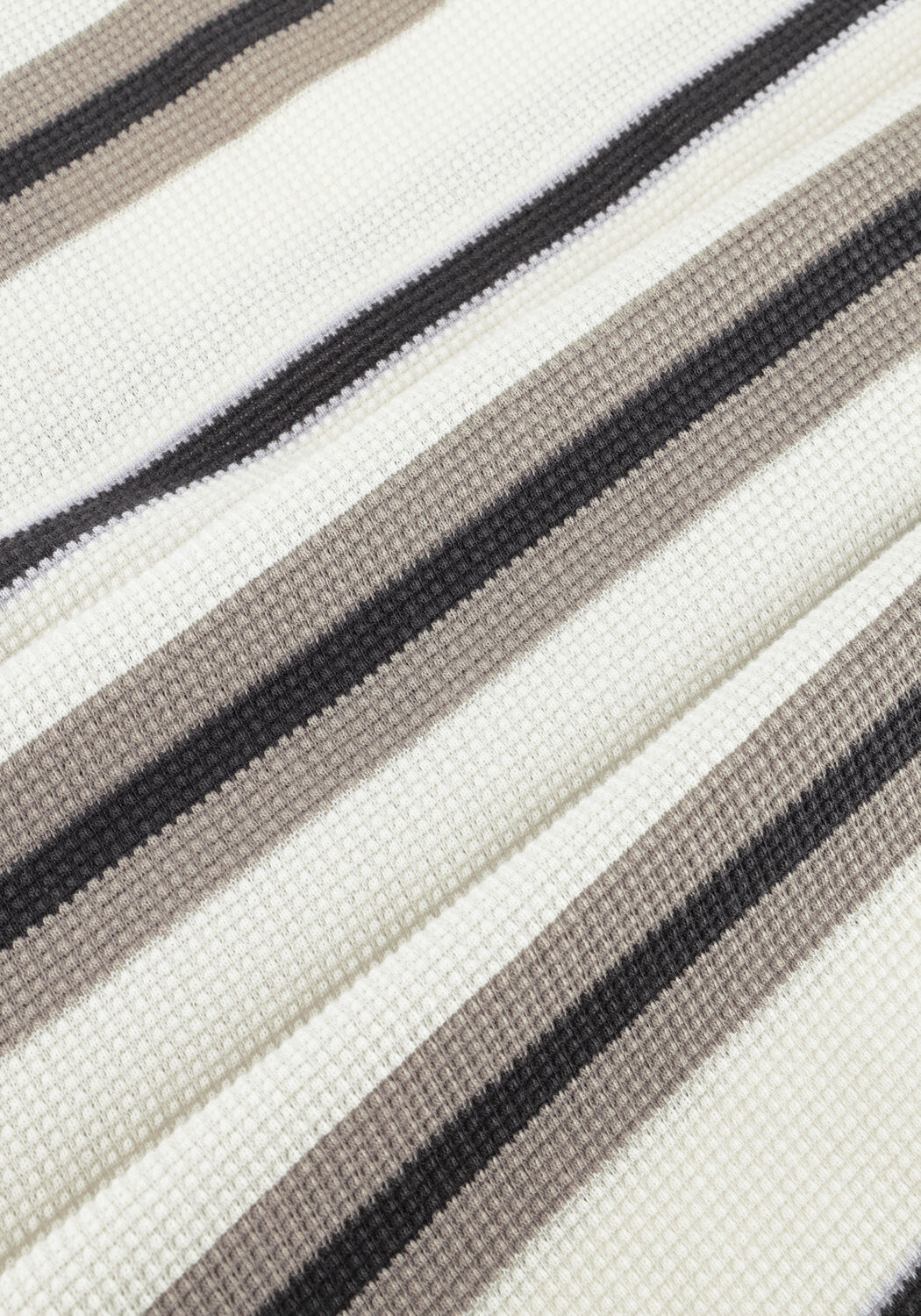 CAST IRON T-shirt REGULAR FIT STRIPE WAFFLE en multicolore - large