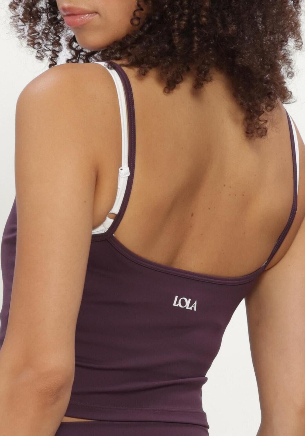 THE LOLA CLUB Haut BRUNA TOP en violet - large