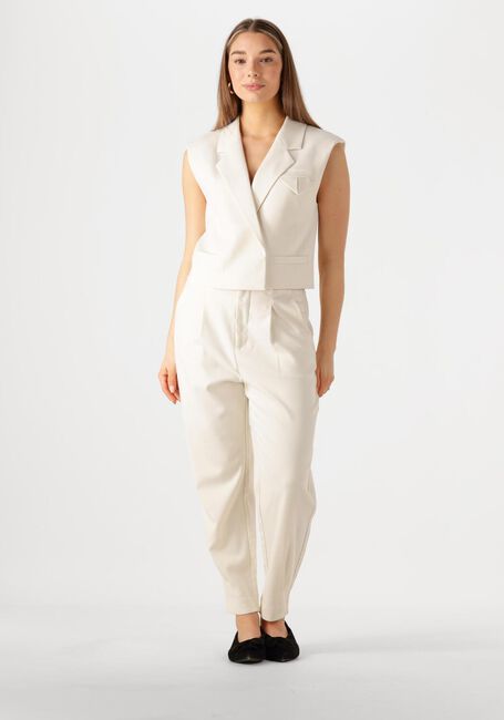 COPENHAGEN MUSE Gilet CMTAILOR-SHORT WAISCOAT Écru - large