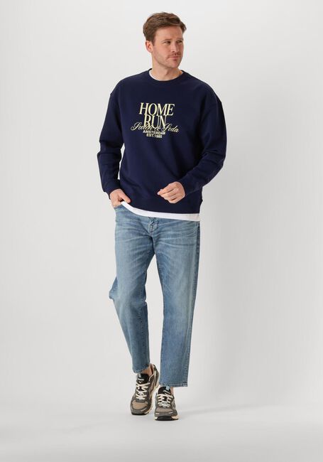 SCOTCH & SODA Chandail FRONT RELAXED FIT SWEATSHIRT Bleu foncé - large