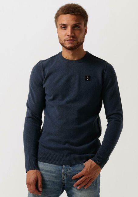 BUTCHER OF BLUE Pull CLIFDEN CREW en bleu - large