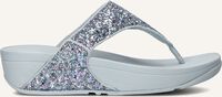 Blauwe FITFLOP Slippers LULU GLITTER TOE-POST - medium
