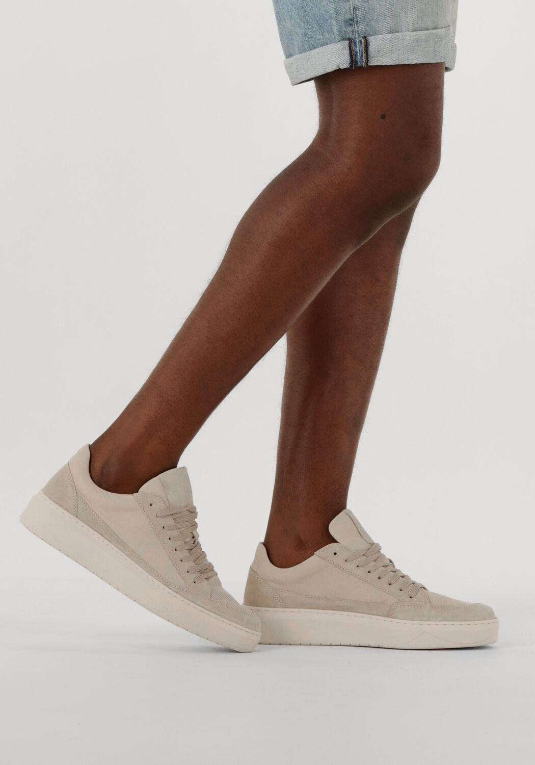 CLAY Baskets basses ENZO en beige - large