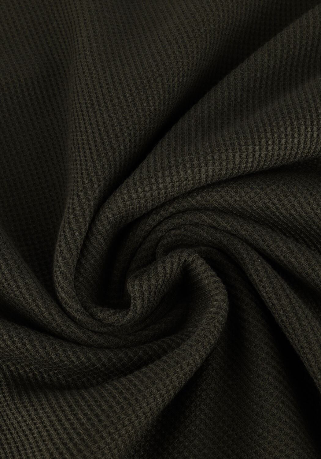 ANERKJENDT Pull AKSILO LS WAFFLE TEE Vert fonc&eacute; - large