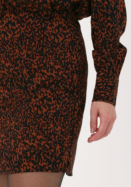ANOTHER LABEL Mini-jupe VARME SKIRT en marron - large