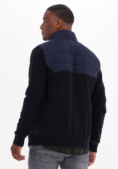 SCOTCH & SODA Veste matelassé PADDED JACKET WITH KNITTED SLEEVE AND BACK PANEL en bleu - large