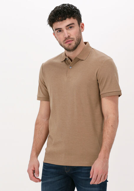 Camel SELECTED HOMME Polo SLHPARIS SS POLO B NOOS - large