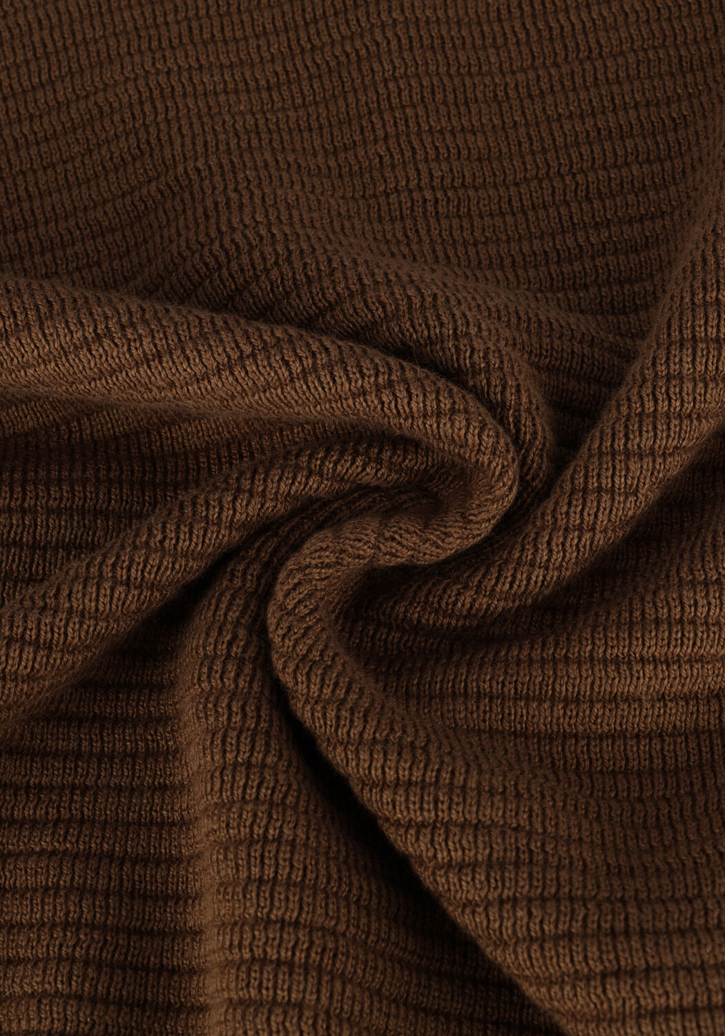 VANGUARD Col roul&eacute; ROLL NECK PIMA COTTON en camel - large